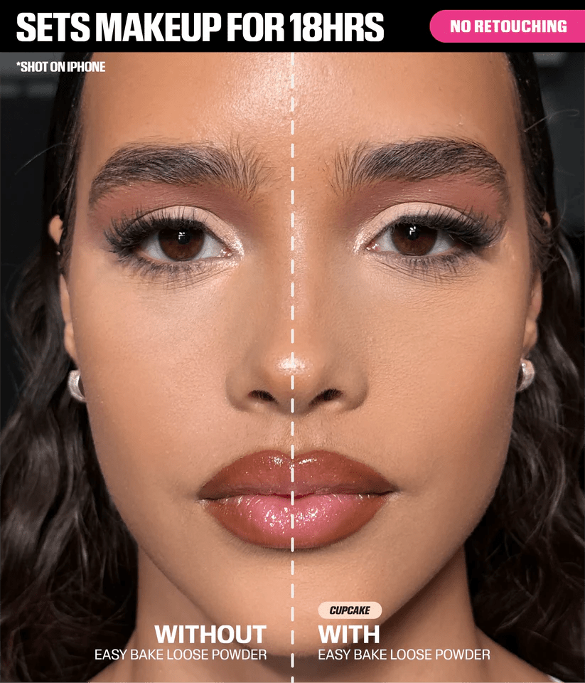 Huda Beauty Easy Bake Blurring Loose Baking & Setting Powder Duo | Maliha Beauty