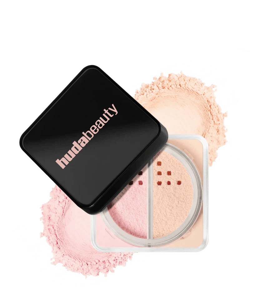 Huda Beauty Easy Bake Blurring Loose Baking & Setting Powder Duo | Maliha Beauty
