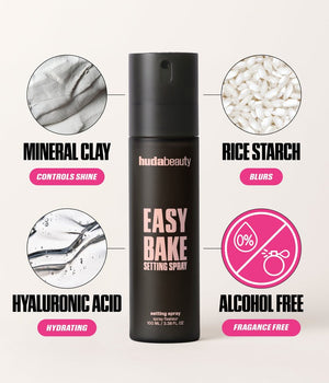 Huda Beauty Easy Bake Setting Spray | Maliha Beauty