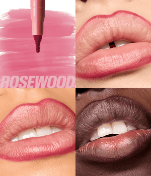 Huda Beauty Makeout Sesh Lip Duo Rosy Nudes | Maliha Beauty