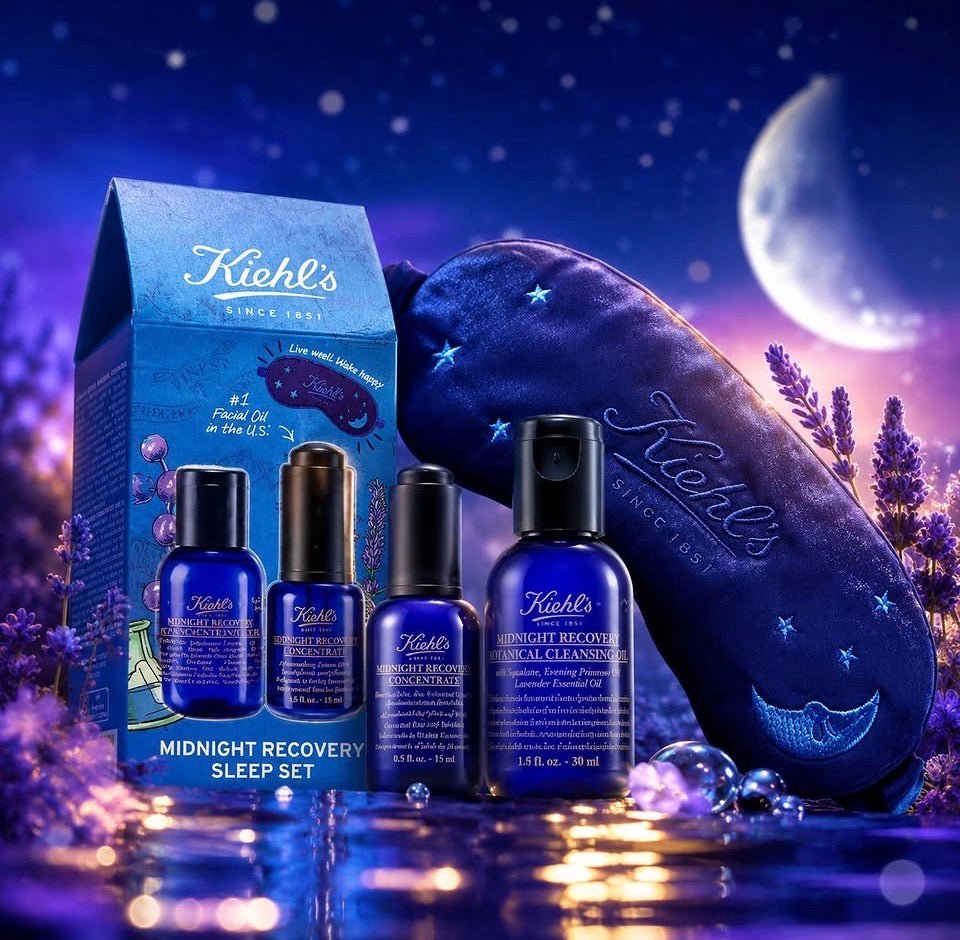 Kiehl’s Midnight Recovery Sleep Set | Maliha Beauty