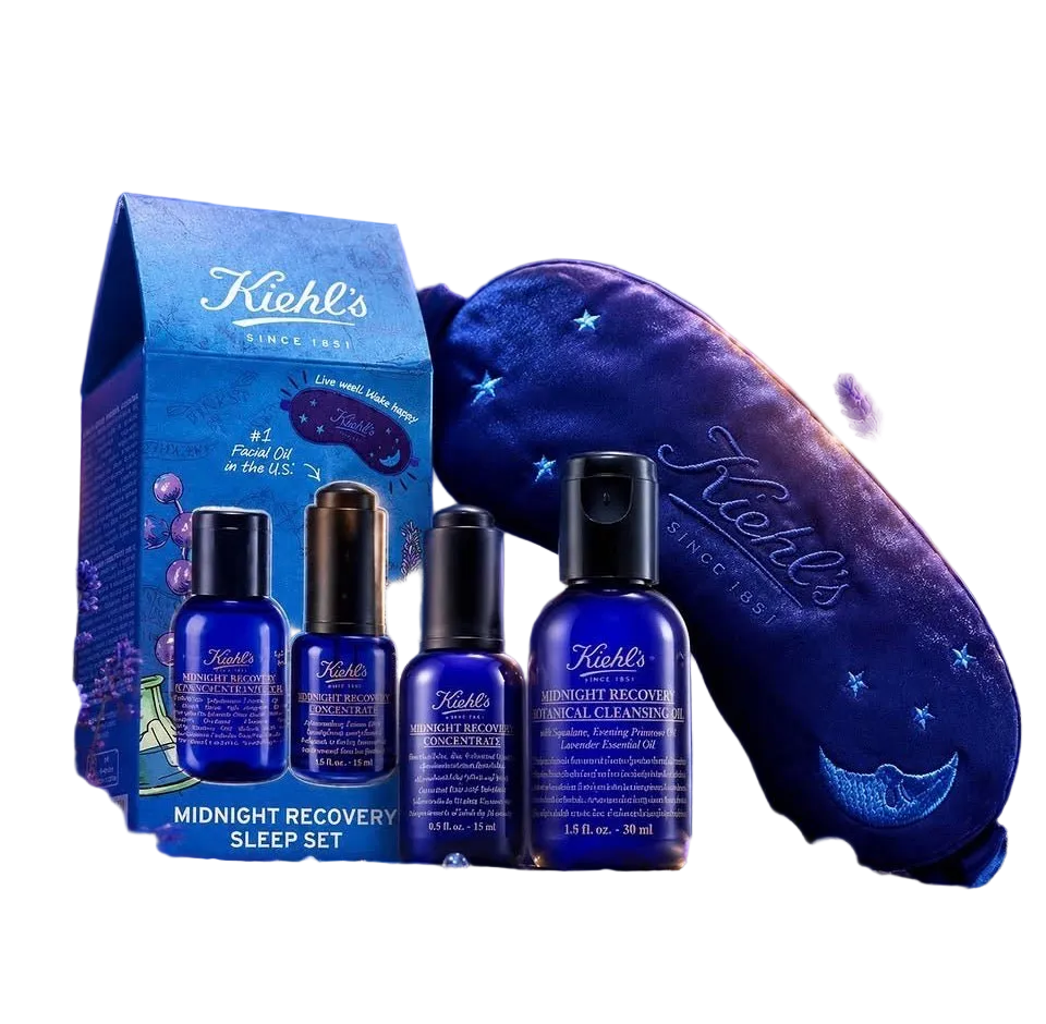 Kiehl’s Midnight Recovery Sleep Set | Maliha Beauty