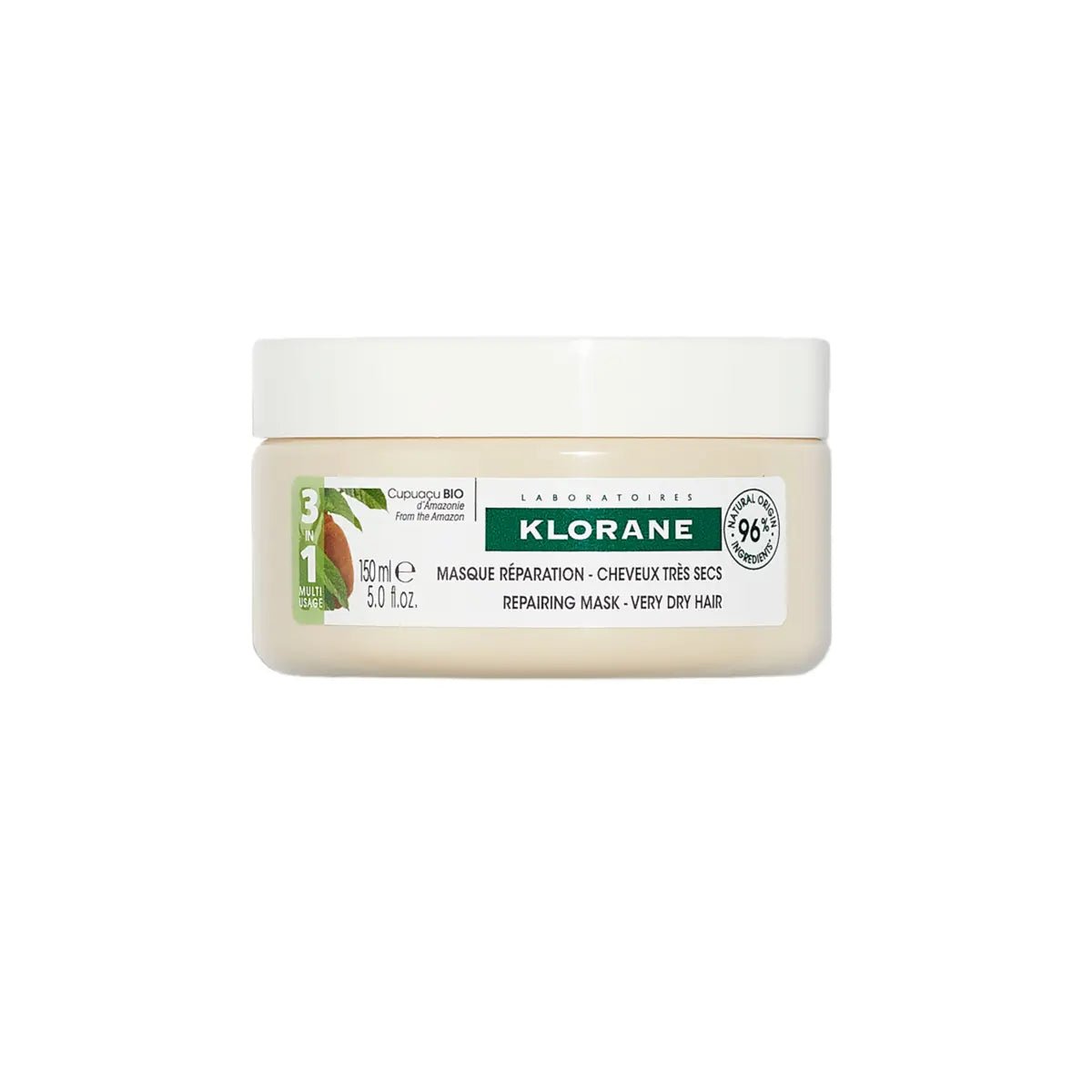 Klorane Repairing Mask with Organic Cupuaçu - Very Dry Hair|150ML | Maliha Beauty