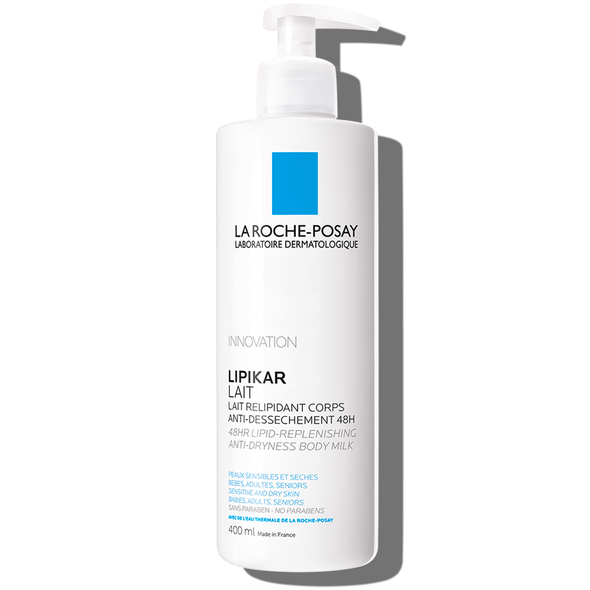 La Roche-Posay Lipikar Lait Lipid-Replenishing Body Milk|400Ml | Maliha Beauty