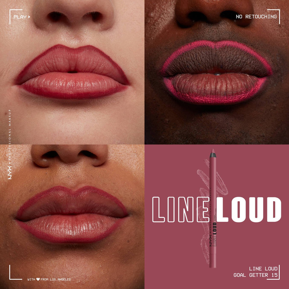 NYX Line Loud Vegan Longwear Lip Liner | Maliha Beauty