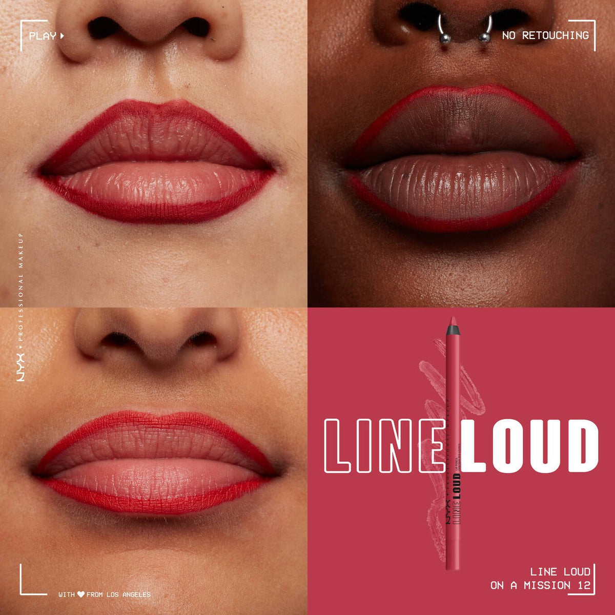 NYX Line Loud Vegan Longwear Lip Liner | Maliha Beauty