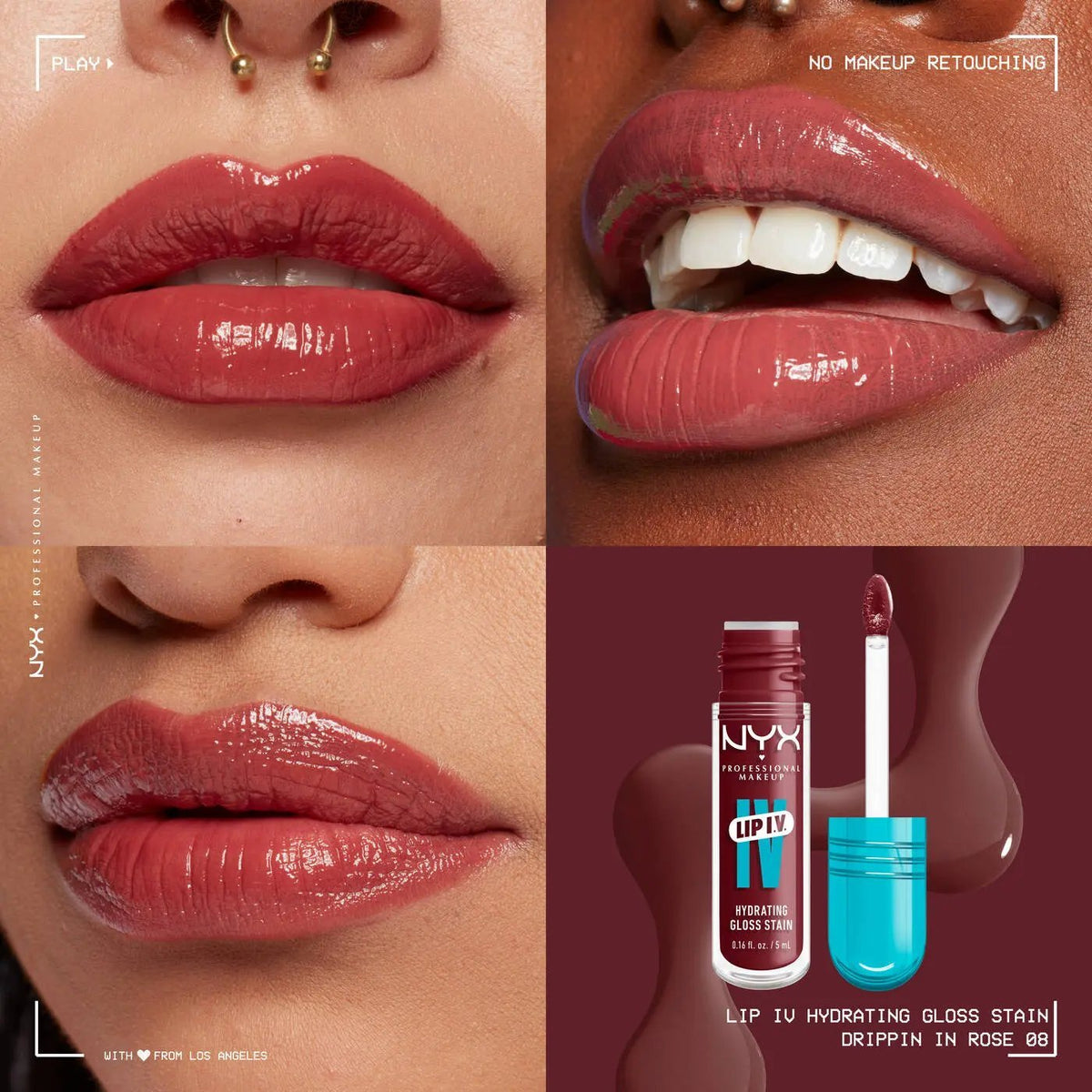 NYX Lip I.V. Hydrating Gloss Stain | Maliha Beauty