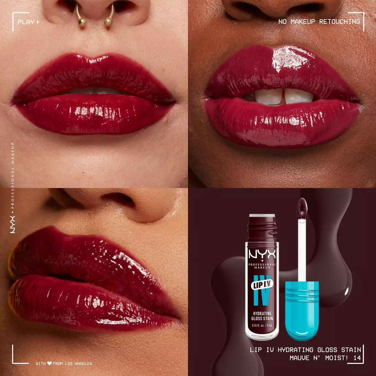 NYX Lip I.V. Hydrating Gloss Stain | Maliha Beauty