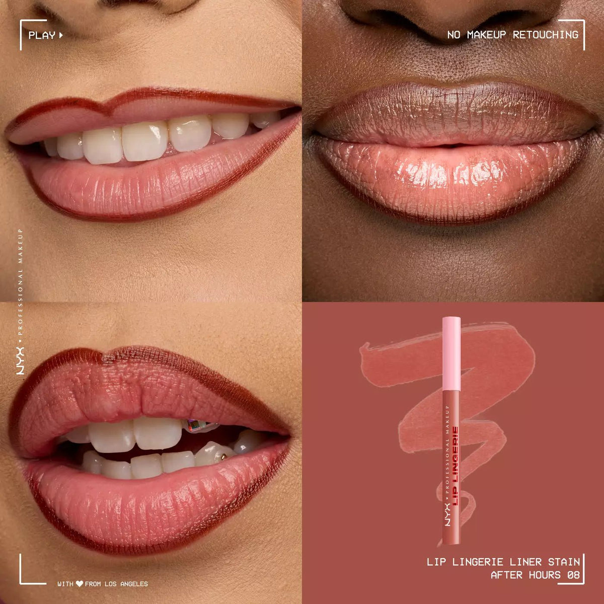 NYX Professional Makeup Lip Lingerie Lip Liner Stain | Maliha Beauty