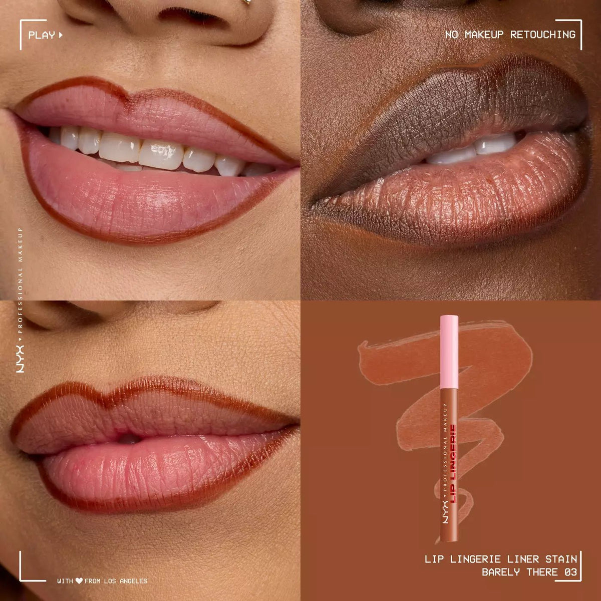 NYX Professional Makeup Lip Lingerie Lip Liner Stain | Maliha Beauty