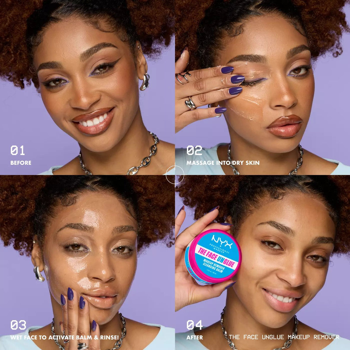 NYX Professional Makeup The Face Unglue Makeup Remover Cleansing Balm | Maliha Beauty