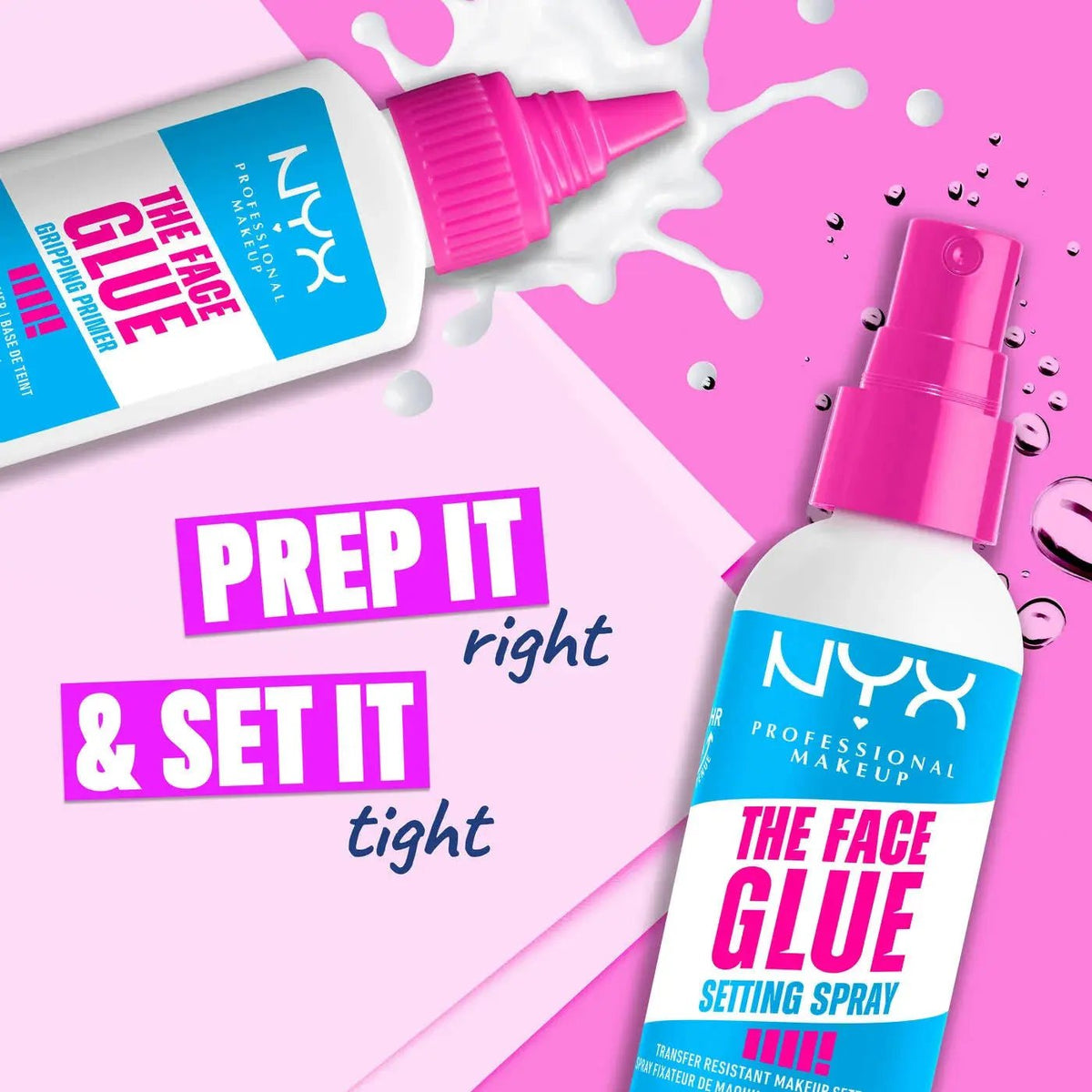 NYX The Face Glue Setting Spray ✨ | Maliha Beauty