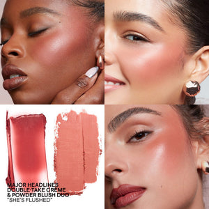 Patrick Ta Major Headlines Double-Take Crème & Powder Blush Duo | Maliha Beauty