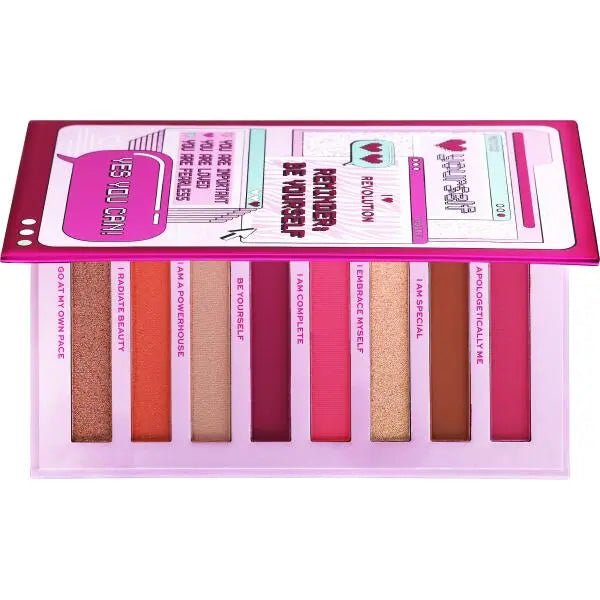 Revolution Reminder Be Yourself Eyeshadow Palette | Maliha Beauty