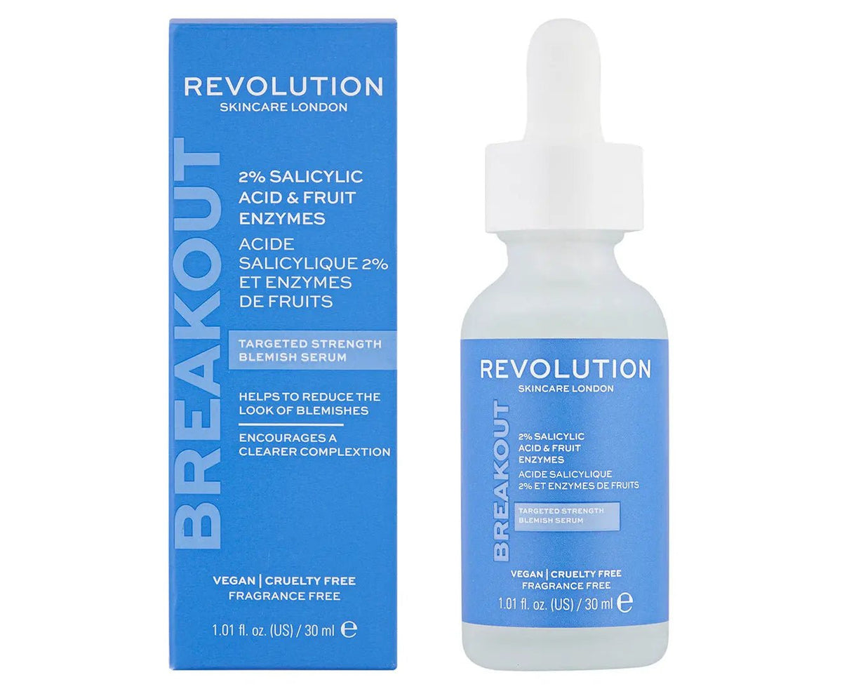 Revolution Skincare 2% Salicylic Acid & Fruit Enzymes Serum|30ML | Maliha Beauty