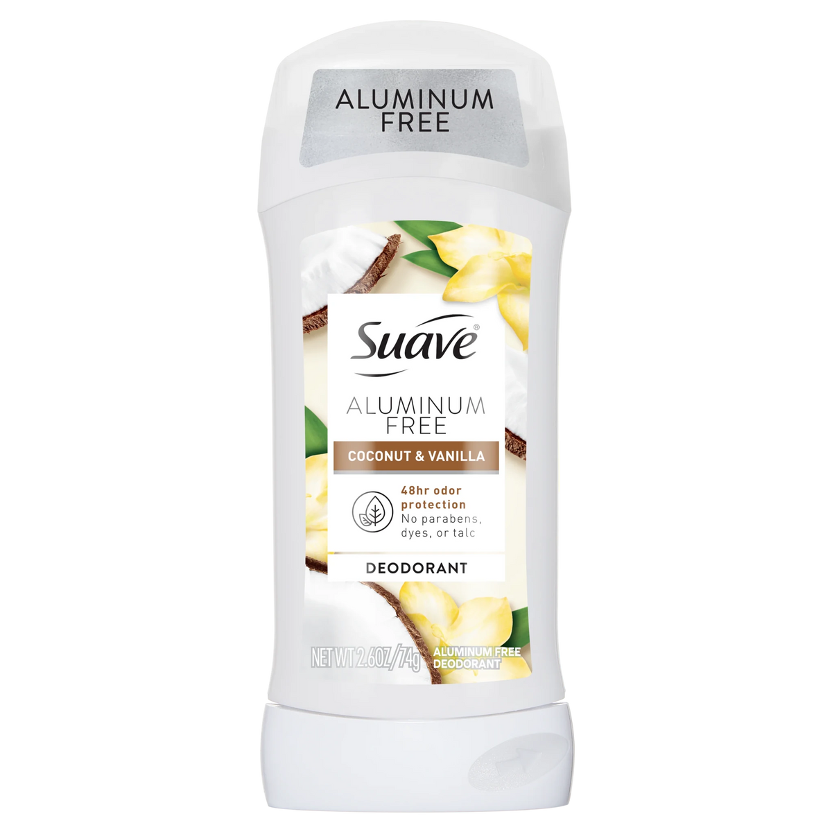 Suave Aluminum Free Coconut & Vanilla Deodorant – 74g | Maliha Beauty