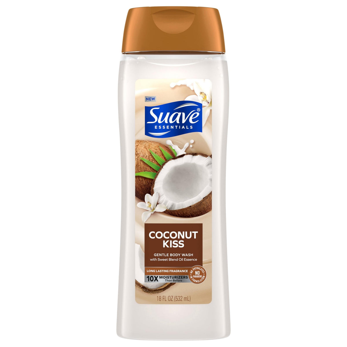 Suave Essentials Coconut Kiss Gentle Body Wash | Maliha Beauty