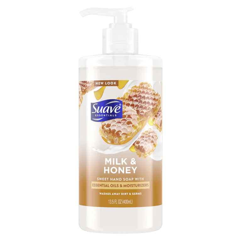 Suave Essentials Milk & Honey Sweet Hand Soap | Maliha Beauty