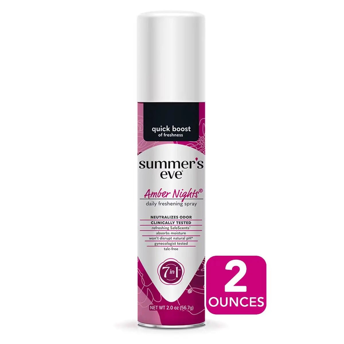 Summer’s Eve Amber Nights Daily Freshening Spray – 7in1 | Maliha Beauty