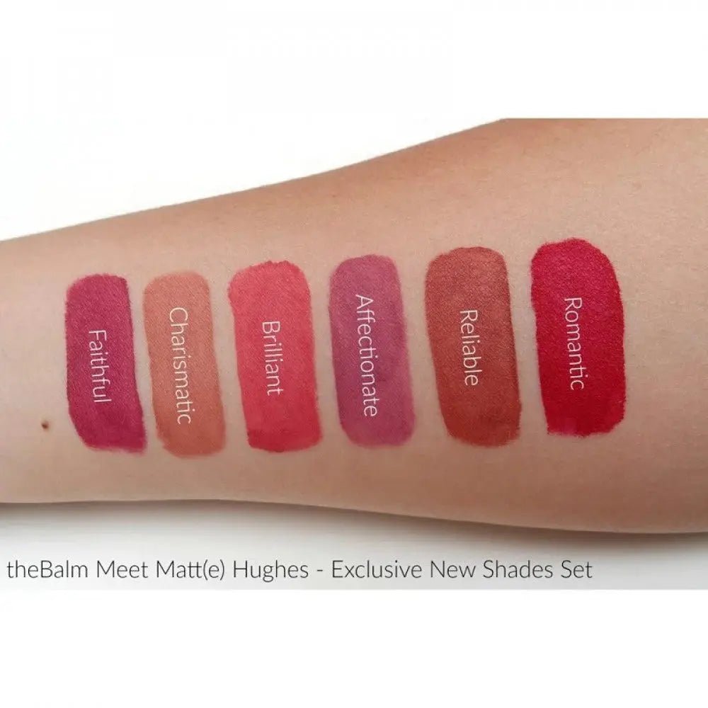 The Balm Meet Matt(e) Hughes – Limited Edition Mini Liquid Lipsticks | Maliha Beauty
