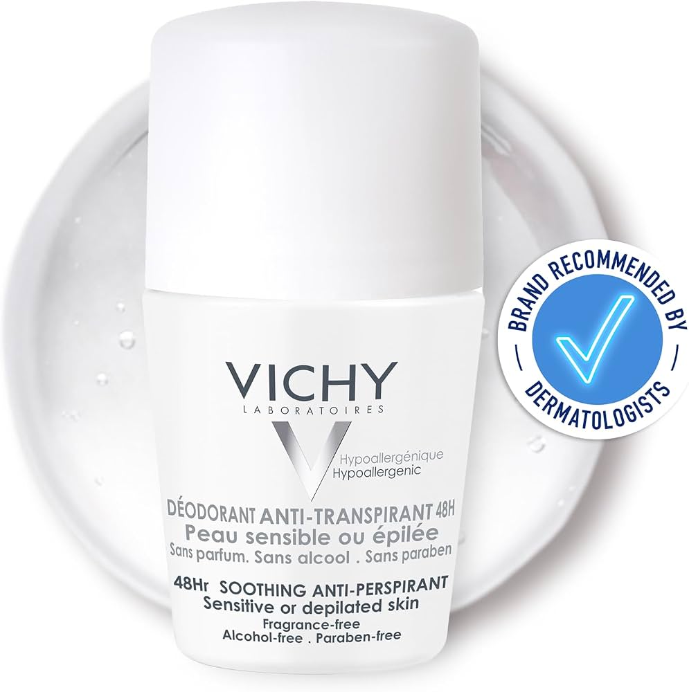 Vichy 48H Soothing Anti-Perspirant Roll-On – Sensitive or Depilated Skin | Maliha Beauty